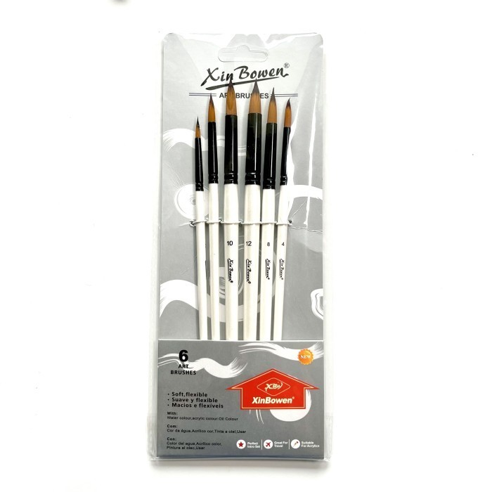 

Terlaris Artist Brush Xin Bowen (Set Of 6) - Kuas Sintetik Hair Promo Terbaru