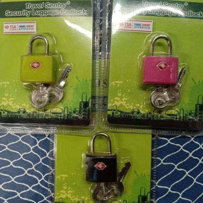 Gembok TSA / Gembok koper TSA / Gembok kecil / Gembok loker