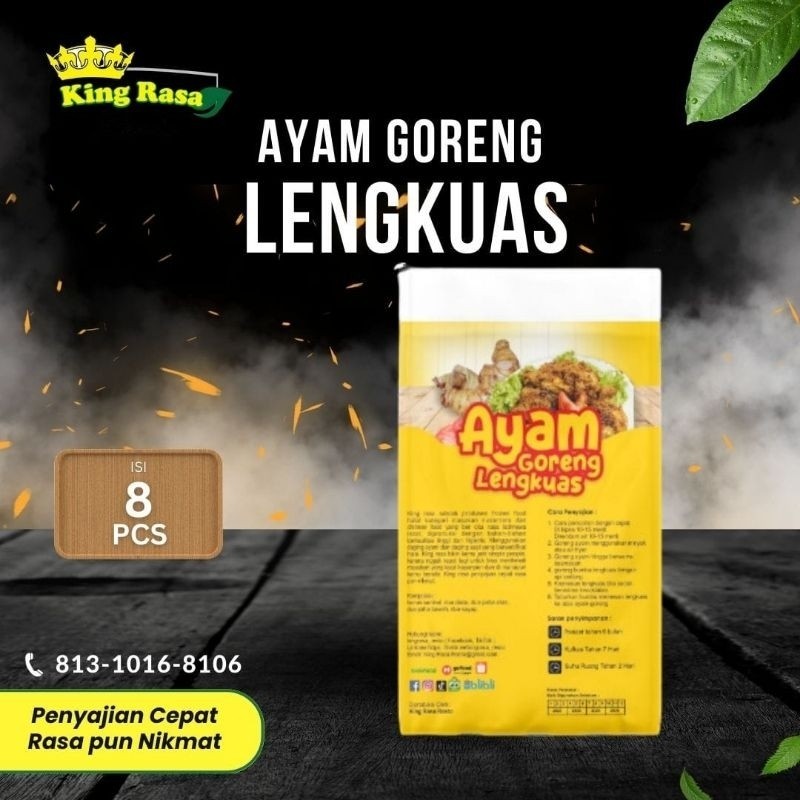 

Ayam Goreng Kremes Frozen Lengkuas 1 Ekor 950 Gram Empuk dan Gurih