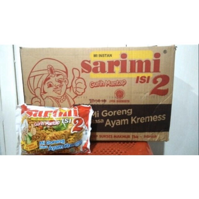 

Sari duo goreng rasa ayam kremes 1 dus isi 24 pcs