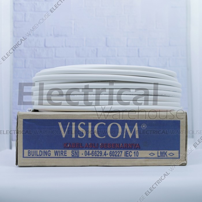 Kabel Listrik NYM 2x2.5mm2 VISICOM 50 M SNI 2x2.5 2x2,5mm 2x2,5 50M