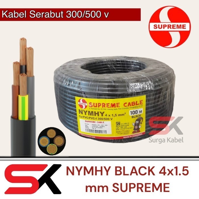 NYYHY 4x1.5 mm SUPREME NYMHY BLACK 4x1.5 mm NYYHY 4 x 1.5 mm SUPRE