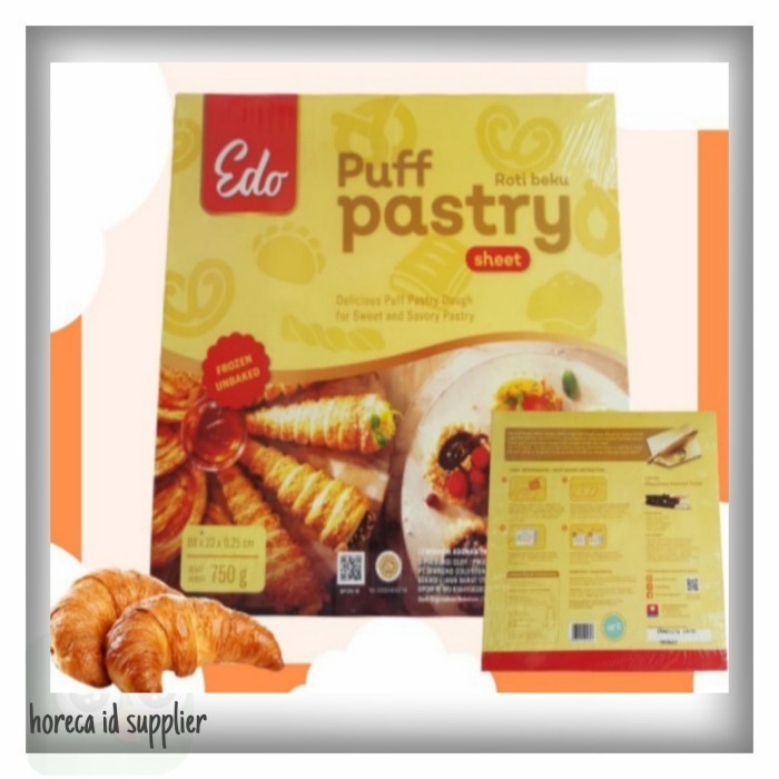 

Terbaru Edo Puff Pastry 750Gr / Sheet / Kulit Zuppa Pastry Frozen Promo Terlaris