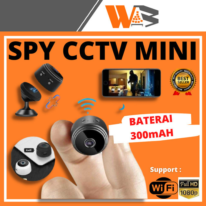 CCTV MINI TERSEMBUNYI TANPA KABEL KAMERA PENGINTAI MINI KAMERA CCTV