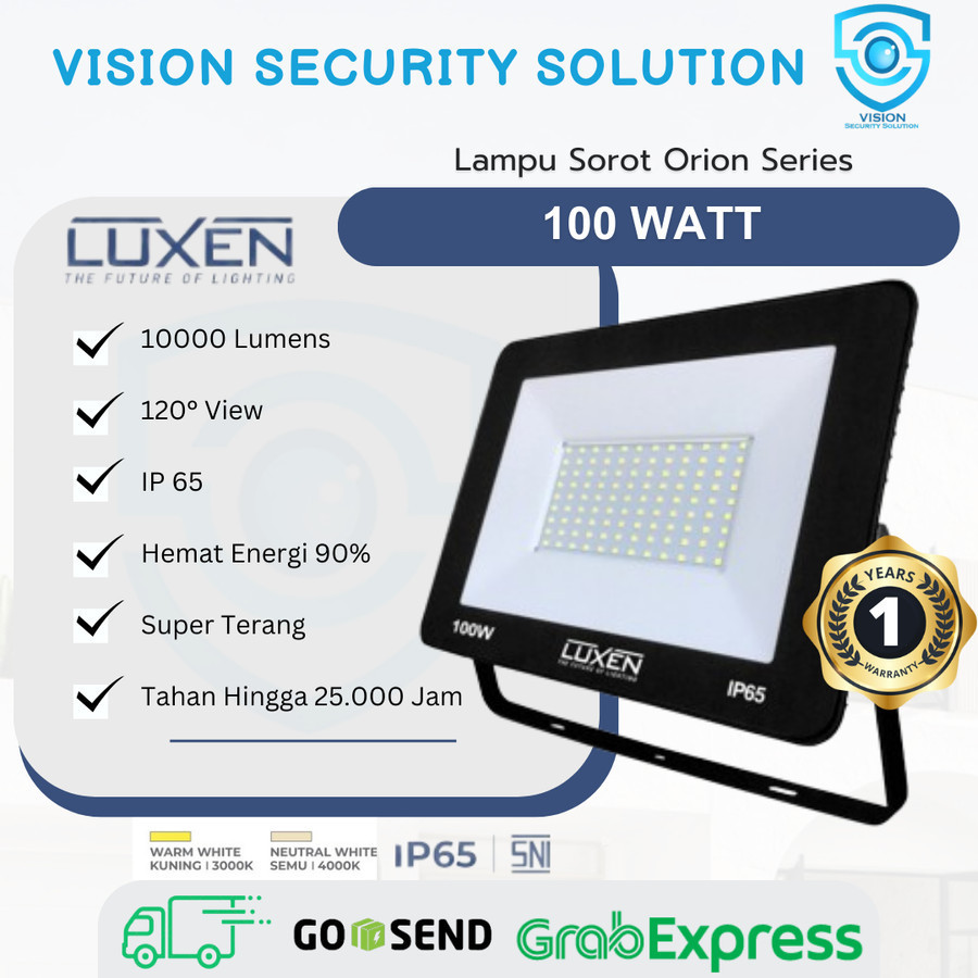 Luxen LED Floodlight Orion Series 100 Watt