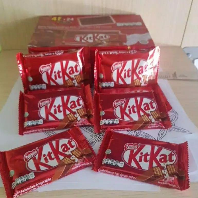 

{VALENTINE} Kitkat Kit Kat Coklat 4F Finger Chocolate Dark Cookies (per box) Kue Valentine Original TERLARIS