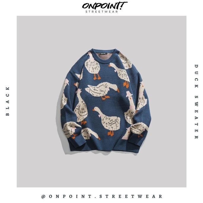 Duck sweater - sweater pria distro sweater pria keren