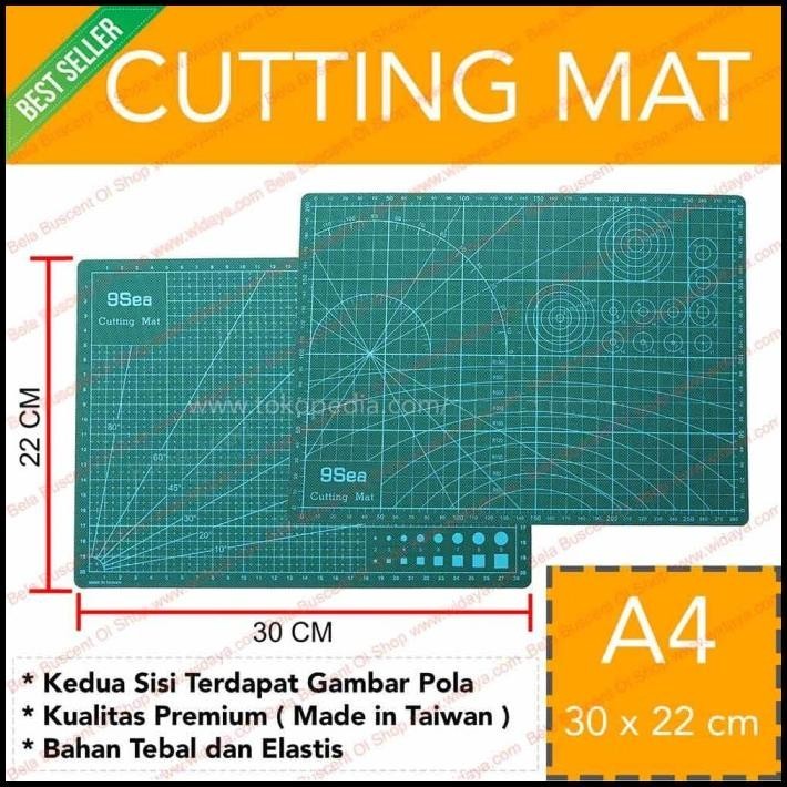 

HOT DEAL CUTING SELF HEAL PLACEMAT SIZE A4 DOUBLE SIDE GRID PATTERN/BOLAK-BALIK !!!!!!!