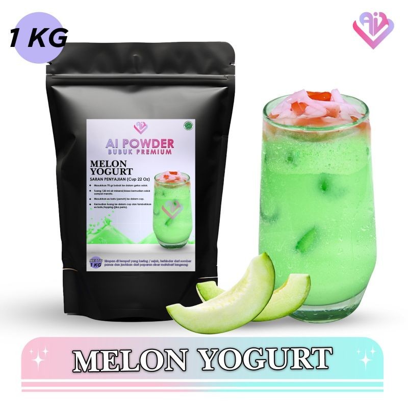 

Melon Yogurt Bubuk Minuman Premium The Best Instan 1Kg
