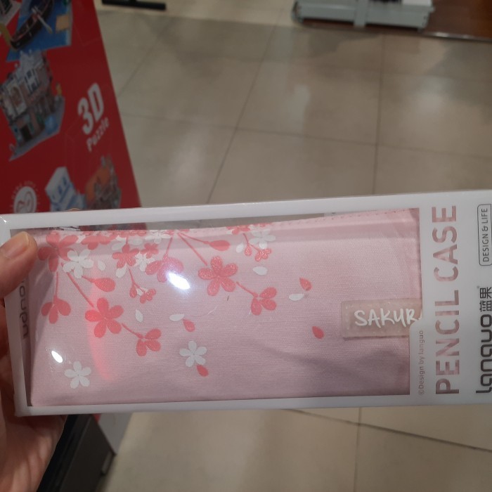 

Pencil Case Languo Import Kanvas Tempat Pensil Sakura Per Pcs Best