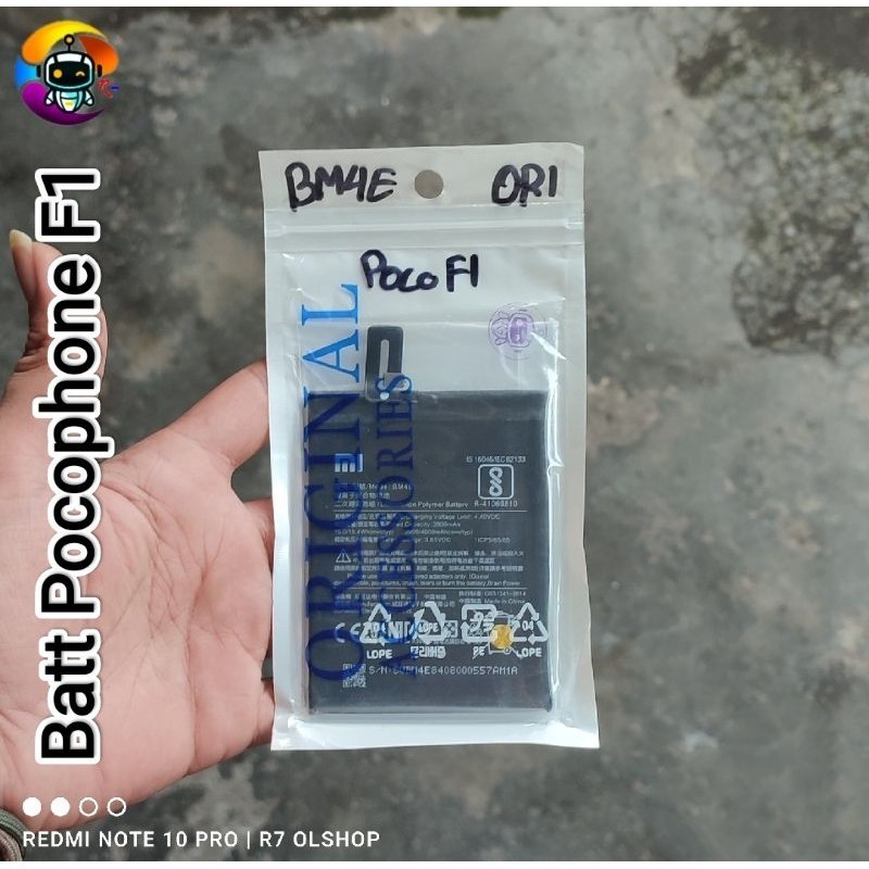 Baterai Xiaomi Pocophone F1 BM4E Poco F1 Original