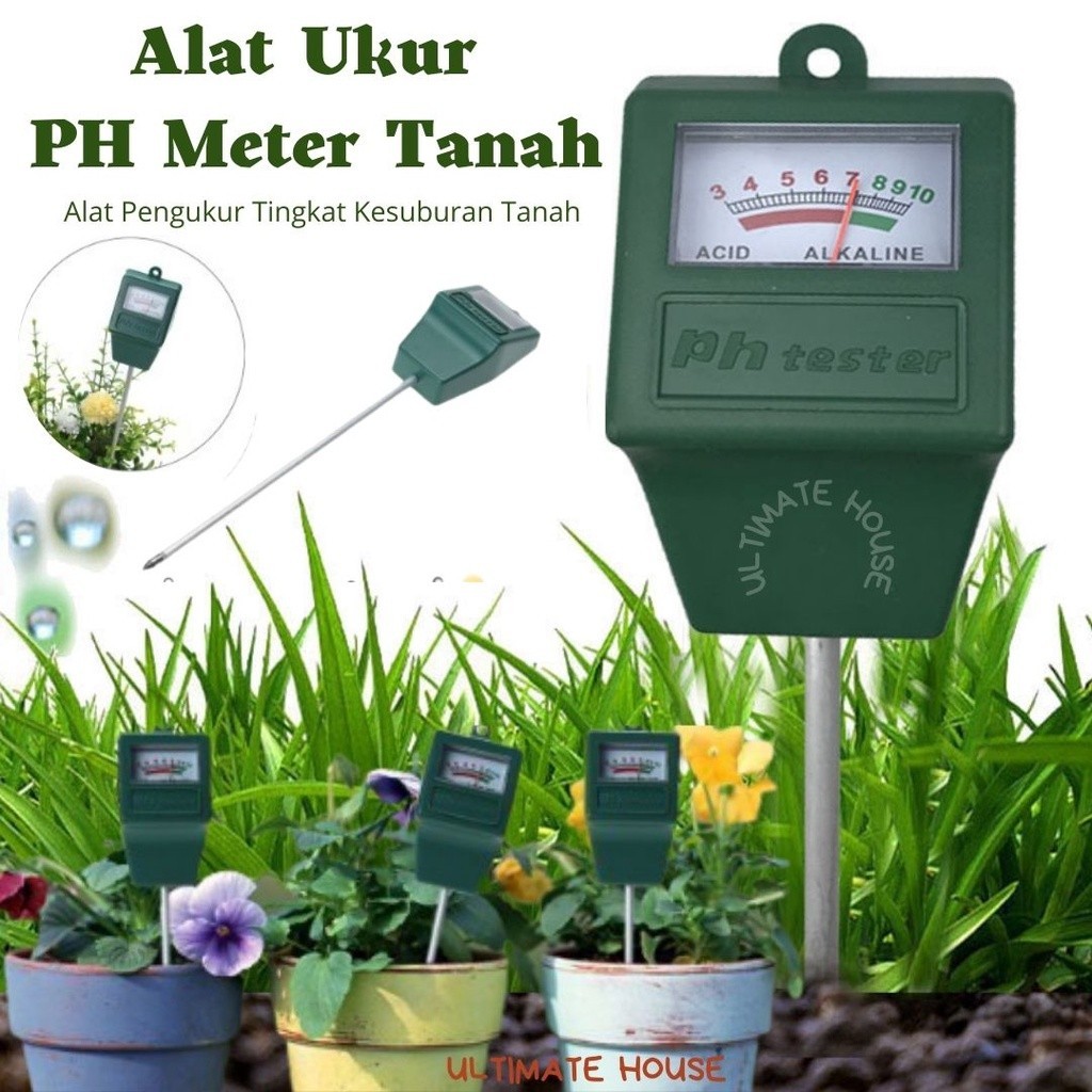 Terbaru Alat Ukur Ph Meter Tanah Digital Ph Tester Tingkat Kesuburan Tanah Hemat