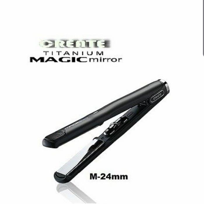 catok pelurus strika rambut Keratin kglossCreate Titanium Magic Mirror