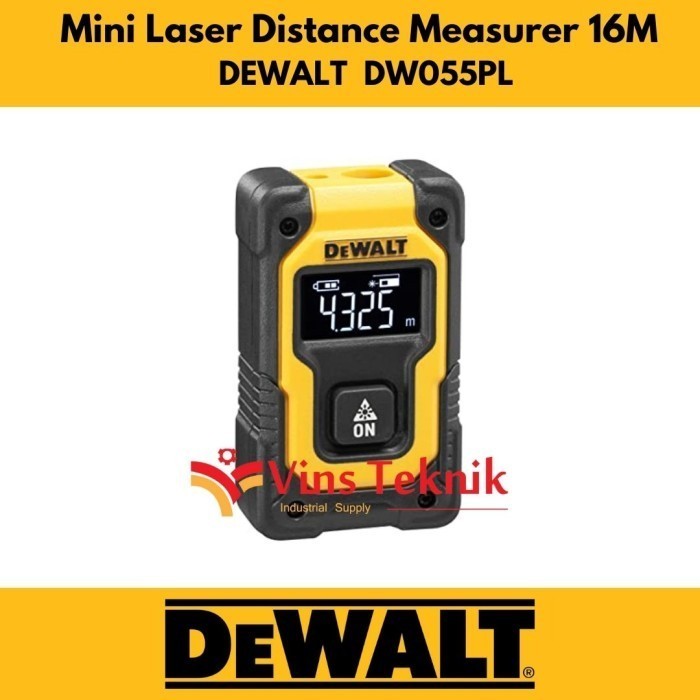 Laser Distance Measurer 16M meteran laser MINI DEWALT DW055PL