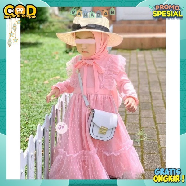 Gamis Anak Umur 9 10 Tahun 12 Perempuan 5 6 7 8 3 4 Longdress Lengan Panjang Games2022 Anakanak Pest