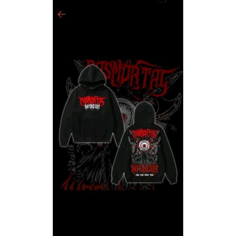 Hhodie- Ts Hoodie Sablon DTF Distro Pasmortal Indonesia
