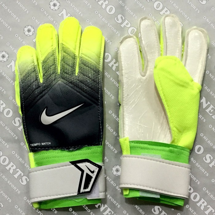 Terlaris Sarung Tangan Gloves Kiper Goalkeeper Penjaga Gawang Anak Nike Hijau Promo Terbaru