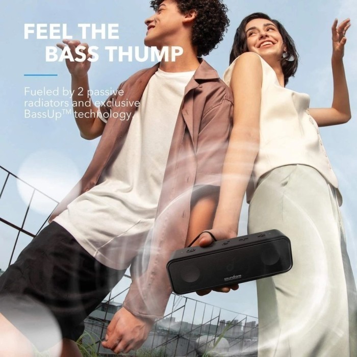 Anker A3117 Soundcore 3 - Portable Waterproof Bluetooth Speaker