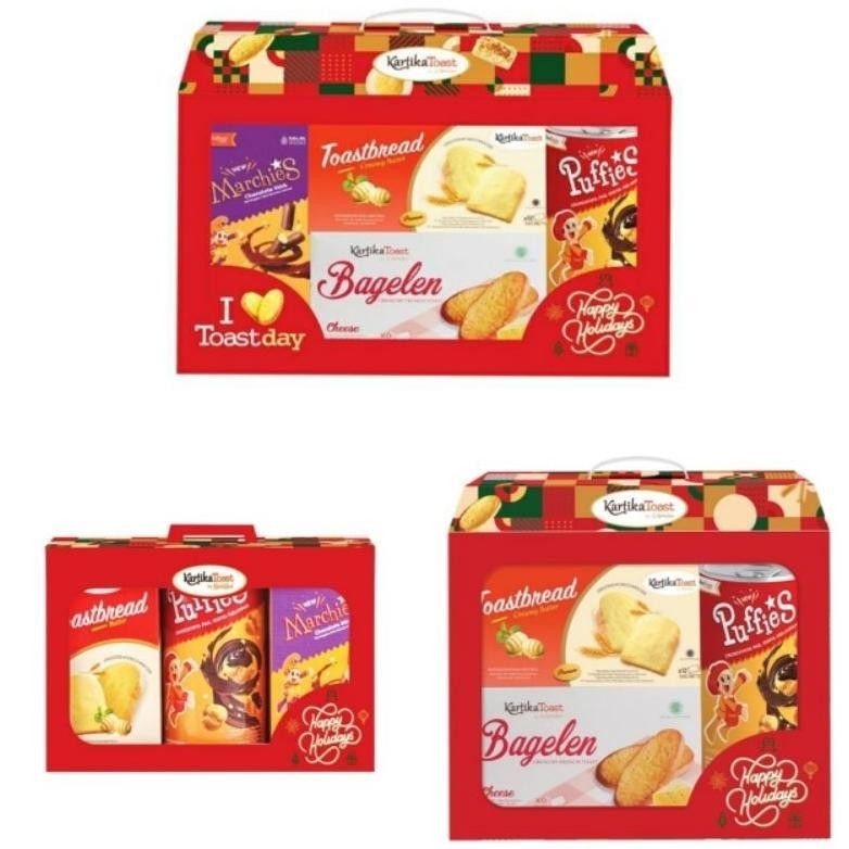 

CNY Kartika Toast Hampers Mini/3S/4S Natal dan Tahun Baru by Kartika Sari Parcel Christmas New Year