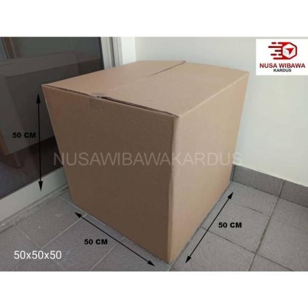 

Spesial Diskon Kardus box packing polos 50x50x50cm, murah, kotak karton
