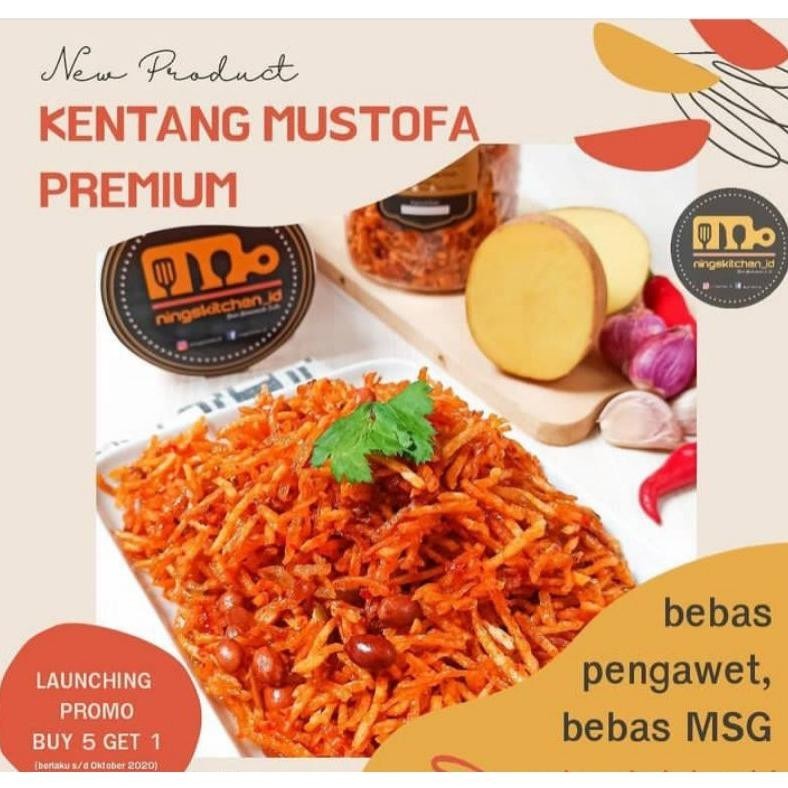 

Discount KENTANG MUSTOFA KRIUK TOPLES 600ml SEDAP WANGI & BERBUMBU