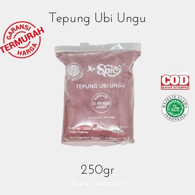 

Tepung Ubi Ungu / Purple Sweet Potato Powder Mr Spicy 250g