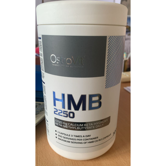 Ostrovit hmb 750 300cap meningkatkan massa otot suplemen fitnes gym