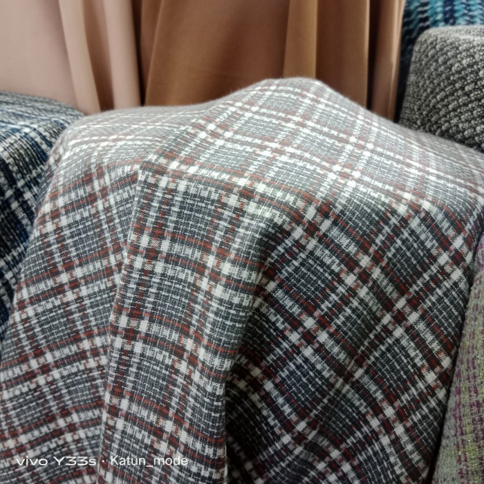 Terlaris Bahan Kain /Tweed Chanel/Wol 50Cm Promo Terbaru