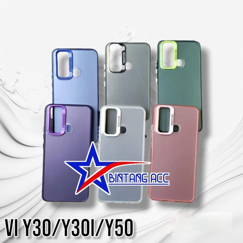 Case Imd Vivo Y30 Y30i Y50i Hybrid Plate Hologram Silikon