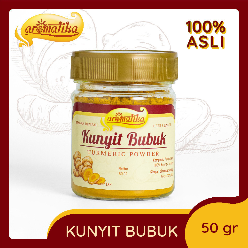 

Kunyit Bubuk Aromatika (100% asli): Bubuk Kunir Wangi dan Kaya Nutrisi untuk Masakan Nikmat kaya Rempah