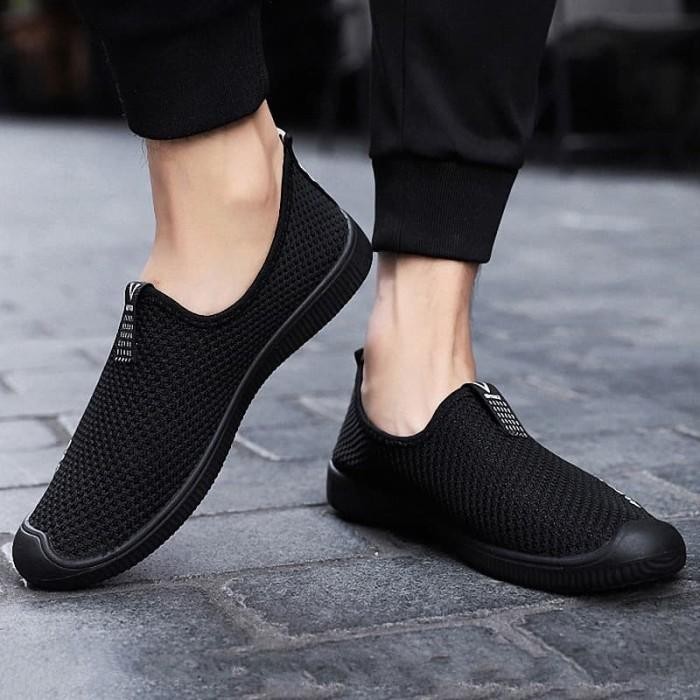 BISA COD - LEEDOO SEPATU PRIA SEPATU SLIP ON PRIA SEPATU CASUAL PRIA MR209