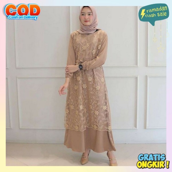 Bj Lebaran Juba Dris Ukuran S M L Lx Xxl Xxxl Jumbo Jubah Cewek Muslimah Gamis Ibu2 Pengajian Baj Ga