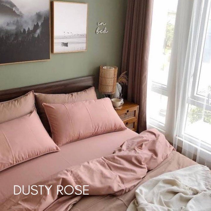 Sprei Katun Jepang Polos 180X200 160X200 Ready