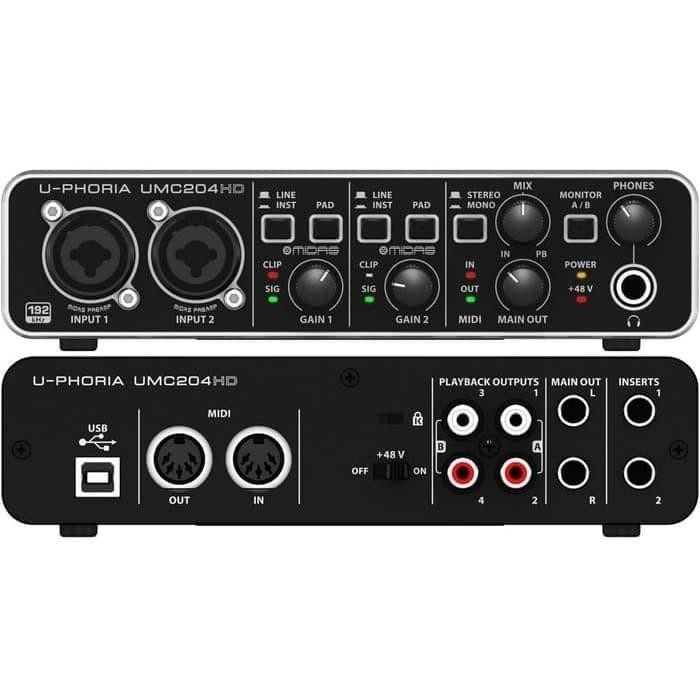 Behringer Umc204Hd / Umc-204Hd / Umc 204 Hd / Soundcard Original