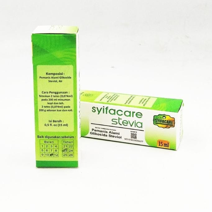 

Stevia Sweetener Stefia Gula Cair Non Kalori Sugar Pemanis Alami TD