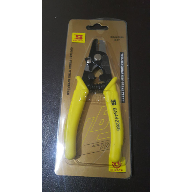 Tang Kupas Kabel FO / Wire Stripper 3 Hole / BOSI