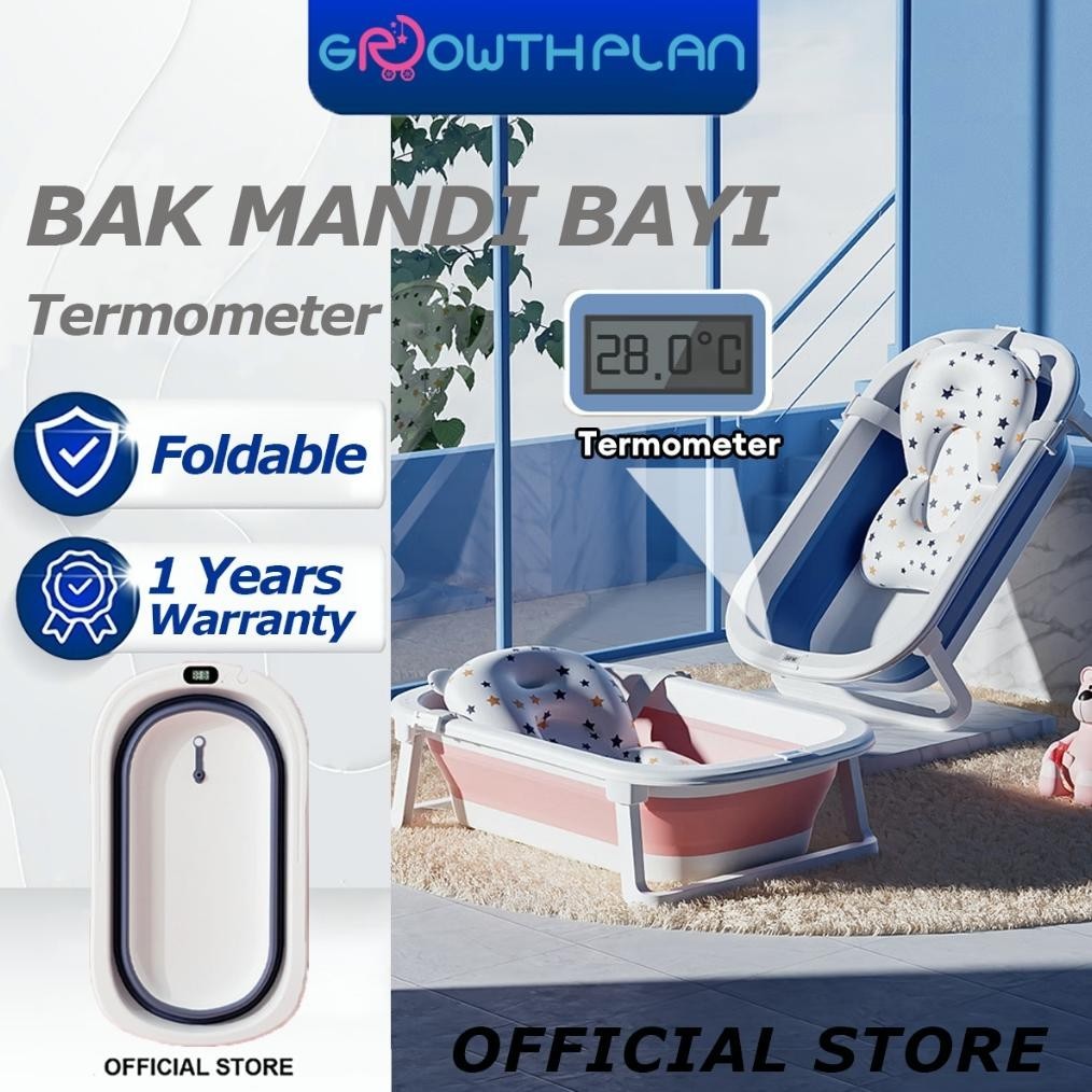 Best Seller Bak mandi bayi lipat 78CM/Bak mandi bayi portable/Bak mandi bayi/dengan keset kamar mand