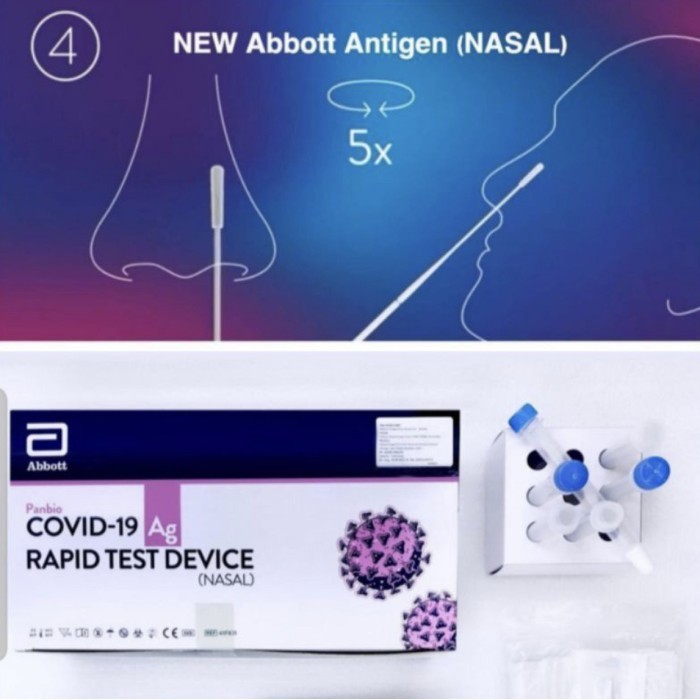 Abbott Nasal Bioquick Antigen Swab