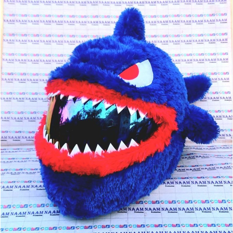 Cover Helm Ikan Hiu, Cover Helm Karakter, Cover Helm Anak-Anak, Cover Helm Water Proof, Cover Helm F