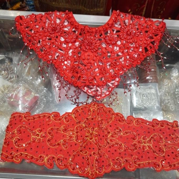 Aksesoris dada dan pinggang # hiasan dada # Kostum Tari # Baju Adat