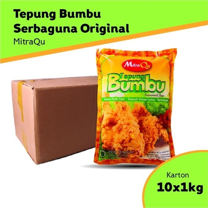 

Terlaris Hnfh07 Mitraqu Tepung Bumbu Serbaguna Original 1Kg (Karton) Stokbaru Promo Terbaru