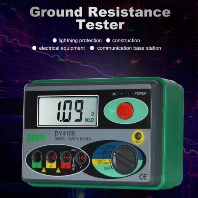 Duoyi Ky4100 Digital Earth Grounding Tester/Earth Resisitance Tester