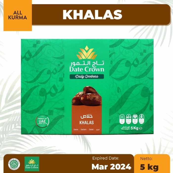 

Kurma - Kurma Date Crown Khalas 5Kg