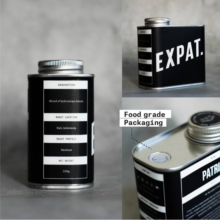 

Expat Roasters Patria Espresso Blend Biji Kopi /bubuk Arabika 200gr