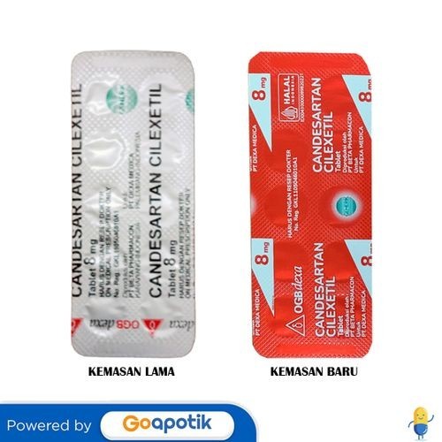 CANDESARTAN OGB DEXA MEDICA 8 MG STRIP 10 TABLET