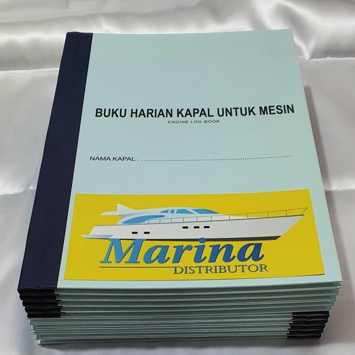 Jurnal Buku Harian Kapal Untuk Mesin & Dek (Engine & Deck Log Book) Original Dan Terpercaya
