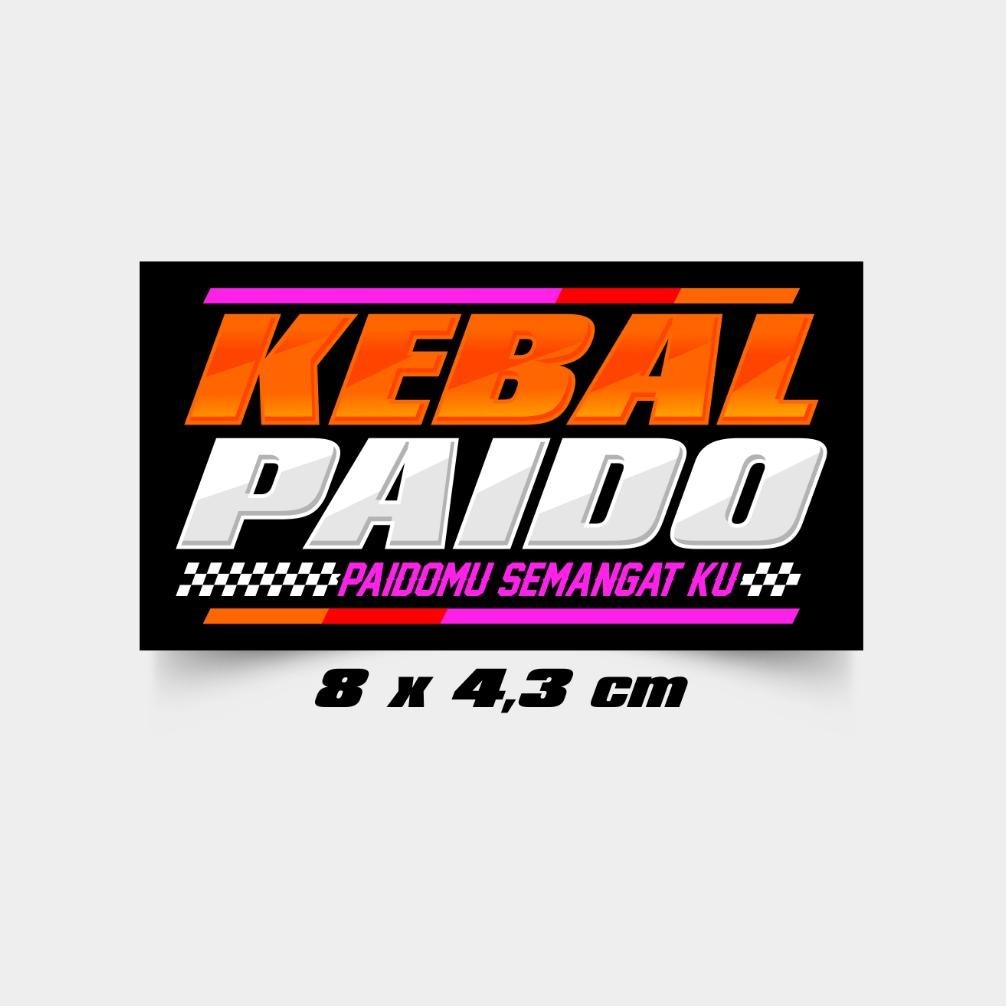 tomonimart Stiker Vynil Anti Air Dekengan Pusat Dekengan BRI Kebal Paido ||