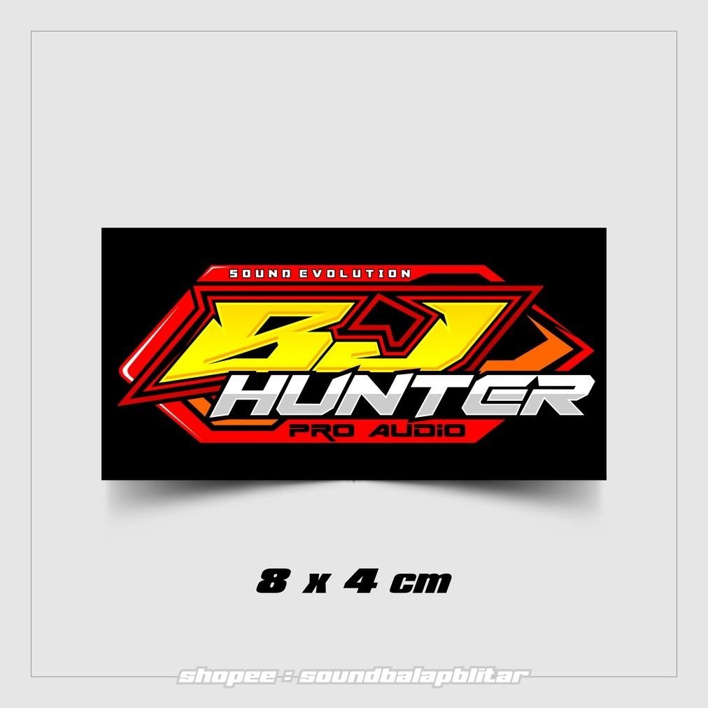 tomonimart Stiker BJ Hunter New Vynil Anti Air Bijian ||
