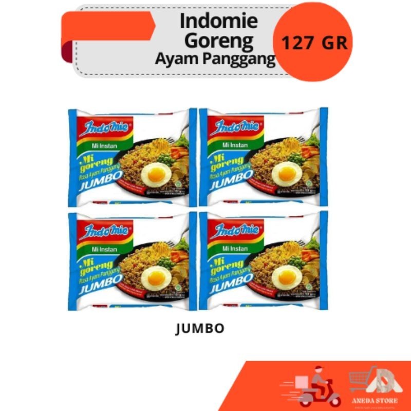 

Indomie Goreng Ayam Panggang Jumbo | 127 Gram | Eceran