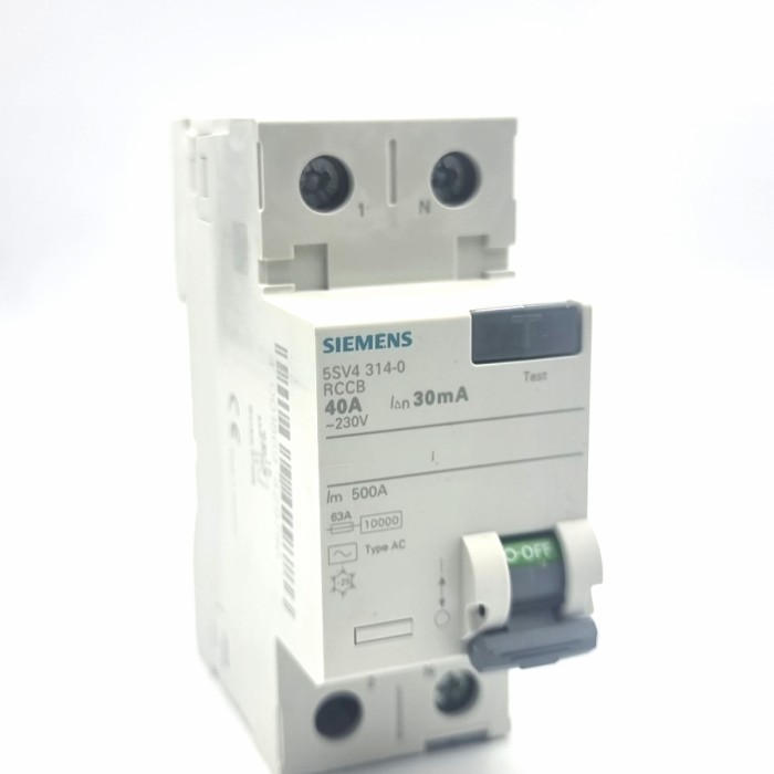 SIEMENS 5SV4314-0 40A 30MA 2P RCCB